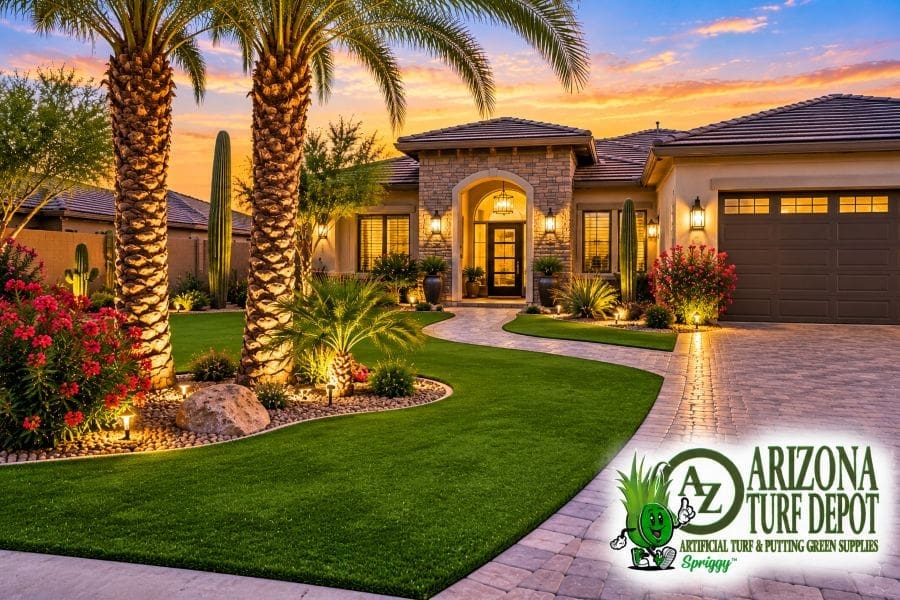 Phoenix yard with turf