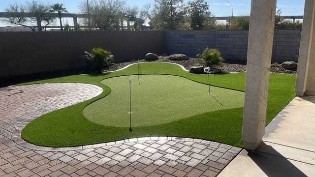 Artificial Putting Green installation